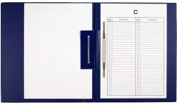 Teczka do akt osobowych (b+w) granat