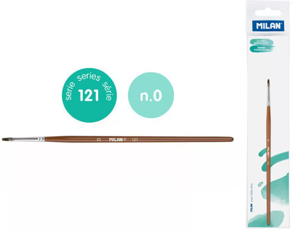 Pędzel nr 0 seria 121 MILAN - tantis.pl