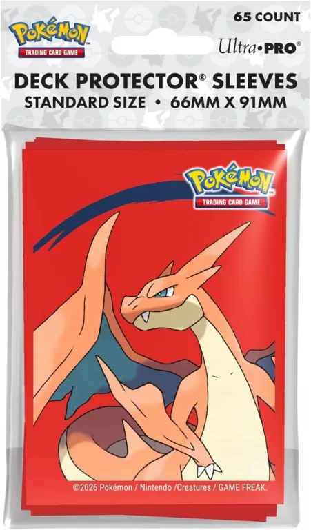 Ultra Pro: Pokémon - Deck Protector Sleeves - Mega Charizard Y (65 szt.) - tantis.pl