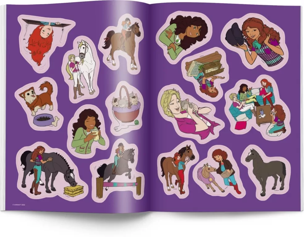 Naklejam i koloruję. Schleich Horse Club - tantis.pl