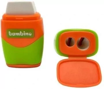 Temperówka z gumką 2w1. Bambino - tantis.pl