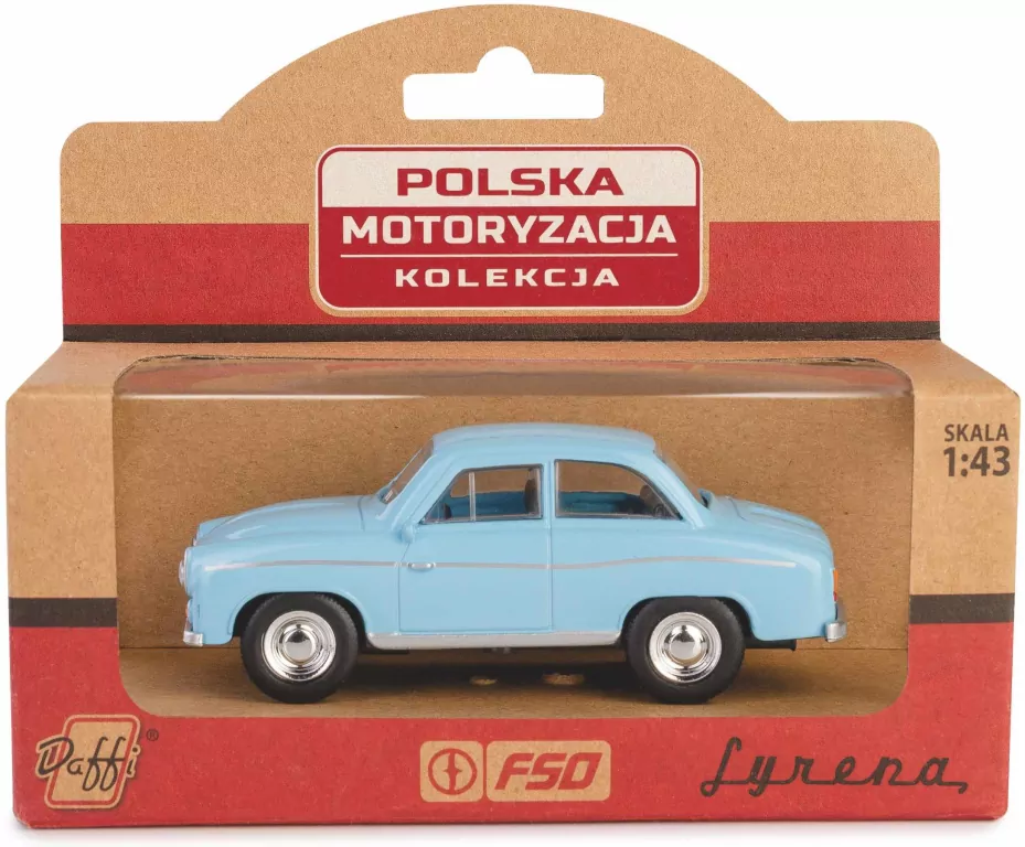 Kolekcja PRL Syrena 104 niebieska - tantis.pl