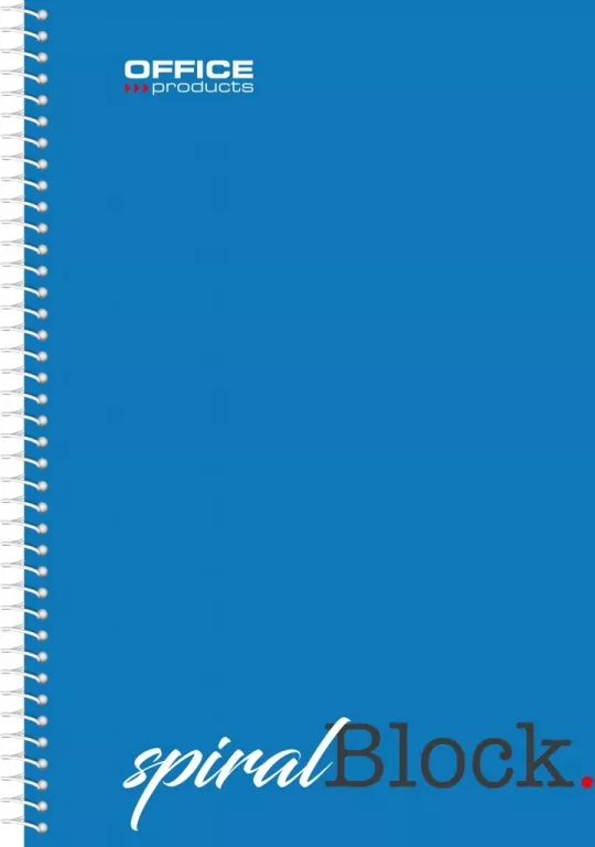 Kołonotatnik A5 Office Products w kratkę niebieski - tantis.pl