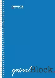 Kołonotatnik A5 Office Products w kratkę niebieski