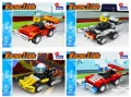 Klocki konstrukcyjne Alleblox speed 31-34 elementy, mix - tantis.pl