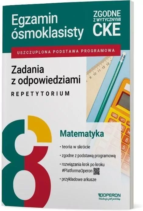 Egzamin ósmoklasisty SP 8 Matematyka Repetytorium - tantis.pl