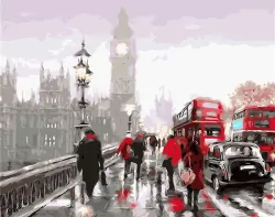 Malowanie po numerach 40x50 Londyn