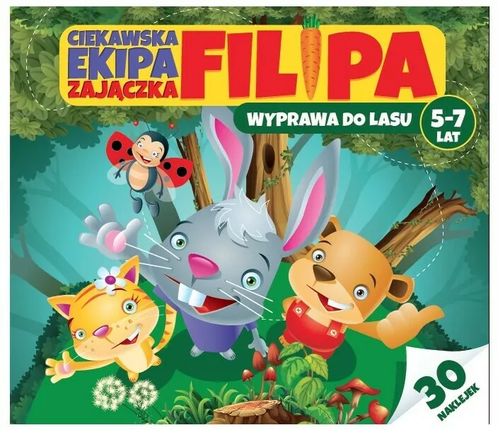 Ciekawska ekipa zajączka Filipa 5-7 lat - tantis.pl