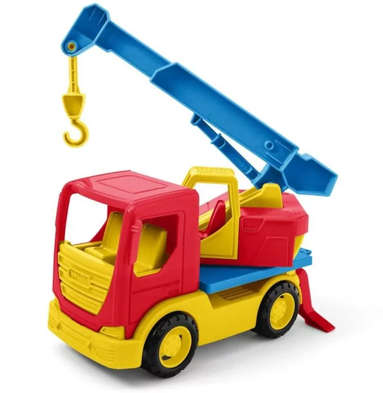 Tech Truck dźwig. Zabawka. WADER - tantis.pl
