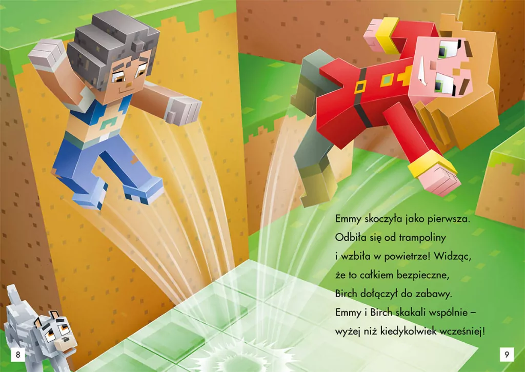 Podniebna przygoda. Minecraft. Tryb czytania - tantis.pl