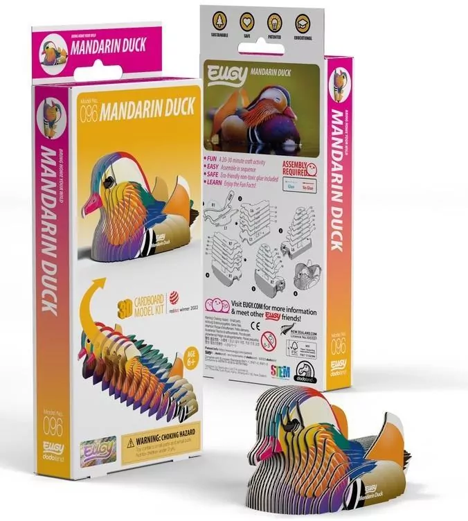 Kaczka Mandarynka Eugy. Eko Układanka 3D - tantis.pl