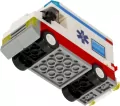 Klocki konstrukcyjne City 102 elementy. Ambulans - tantis.pl