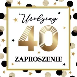 Zaproszenie Urodziny