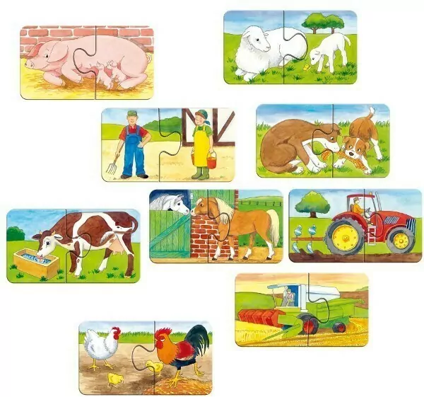 Puzzle 9x2 On the Farm - tantis.pl