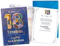 Karnet okolicznościowy. Urodziny 18. Kukartka - tantis.pl