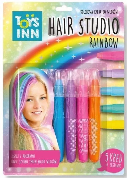 Kreda do włosów Rainbow. ToysInn - tantis.pl