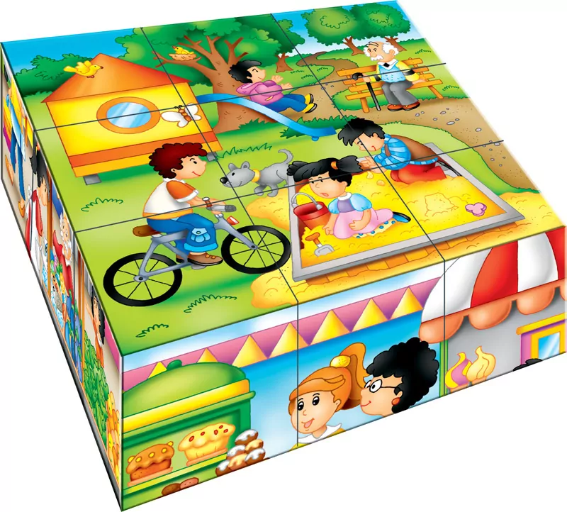 Klocki 9 elementowe. Mix - tantis.pl