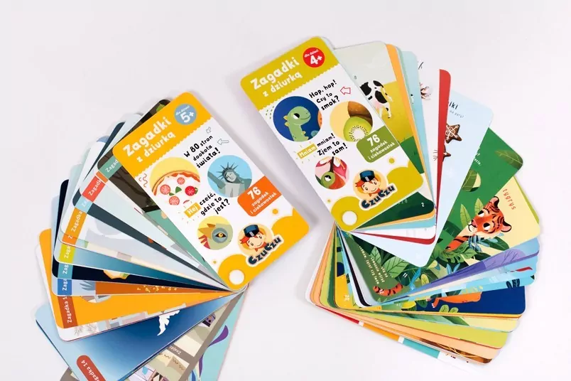 Czuczu. Zagadki z dziurką dla dzieci 4+ - tantis.pl