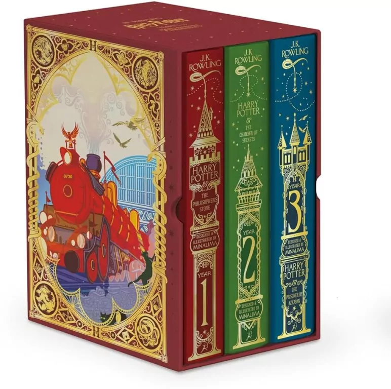 Harry Potter 1-3 Boxset (Minalima Editions - HB) wer. angielska - tantis.pl