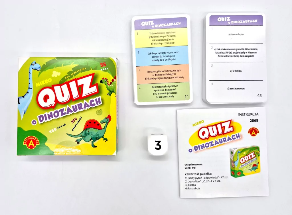 Quiz o Dinozaurach - tantis.pl