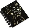 Kołobrulion A5 Disney Gold Stitch big ring 100 kartek wzór 2 - tantis.pl