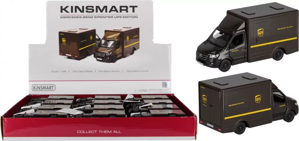 AUTO CIEZAR MET P/B 1:48 MERC SPRINT UPS 1/12 - tantis.pl