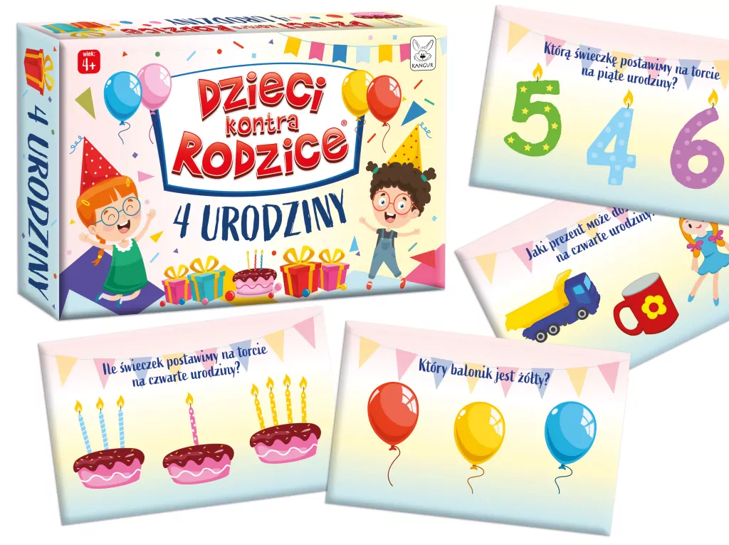 Dzieci kontra Rodzice. Urodziny 4+ - tantis.pl