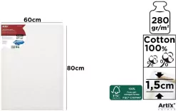 Podobrazie 60x80x1,5cm 280G/m2