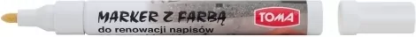 Marker olejowy do nagrobków Toma - srebrny (TO-44891) - tantis.pl