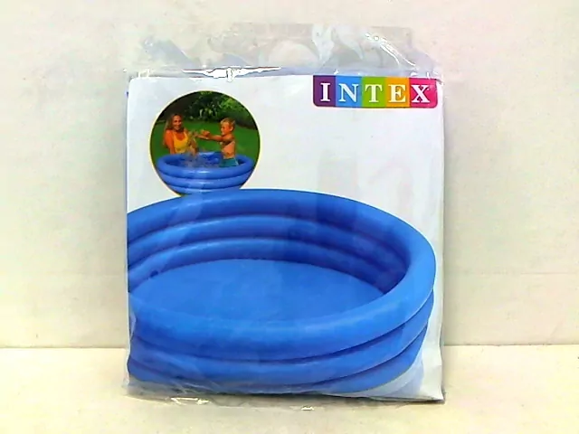 Intex. Basen niebieski 114x25cm - tantis.pl