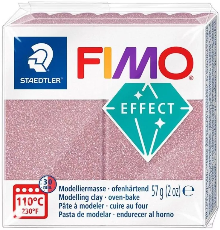 Masa termoutwardzalna Fimo Effect 57g różowy - tantis.pl