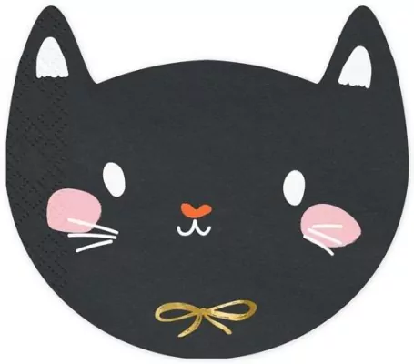 Serwetki 15x13cm. Kotek, 20 sztuk