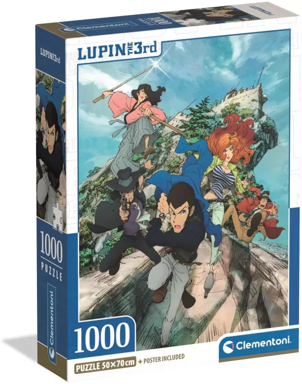 Puzzle 1000 COMPACT Lupin III - tantis.pl