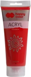 Farba akrylowa Studio 200 ml czerwony kadmowy Happy Color