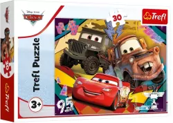 TREFL. Puzzle 30 Rozpędzone samochody