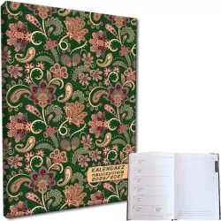 Kalendarz nauczyciela 2026/27 A5 tyg Paisley Green