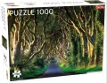Puzzle 1000 Landscape: Hedges in Northern Ireland - tantis.pl