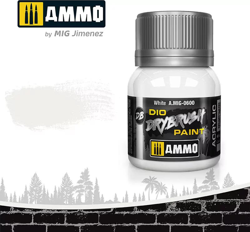 Ammo: DIO Drybrush - White - tantis.pl