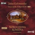 Nowoczesna komedia. Część 3. Mijający się w mroku. Łabędzi śpiew. Saga rodu Forsyte’ów. Tom 6. CD MP3. Audiobook - tantis.pl