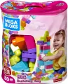 Mega Bloks. Klocki w torbie 80 el. Różowe - tantis.pl