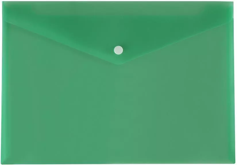 Teczka koperta A4 satyna zielona - tantis.pl