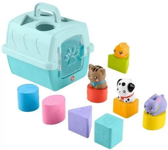 Fisher-Price. Pets Sorter Transporter z klockami - tantis.pl