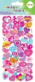 Naklejki 3D Puffy Pink Hearts 9,5x22cm HAPPY COLOR - tantis.pl