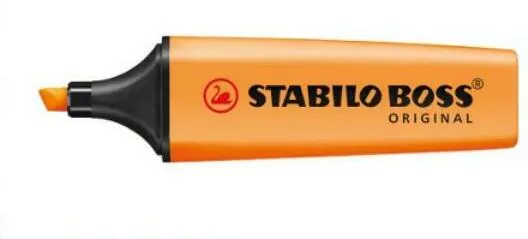 Zakreślacz STABILO BOSS pomarańczowy p10. 70/54 cena za - tantis.pl