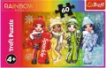 Puzzle 60. Radosne lalki. Rainbow high - tantis.pl