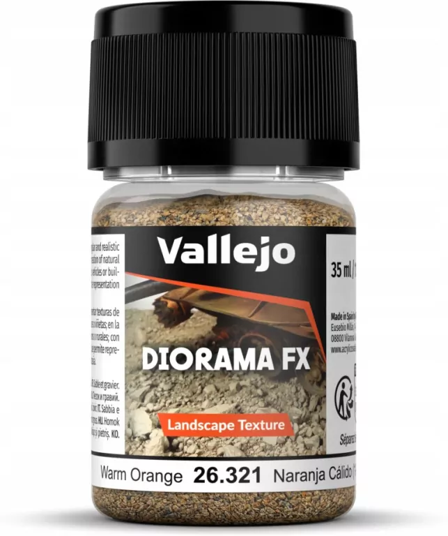 Vallejo: 26.320 - Diorama FX - Landscape Textures - Warm Orange (1-2 mm) - tantis.pl