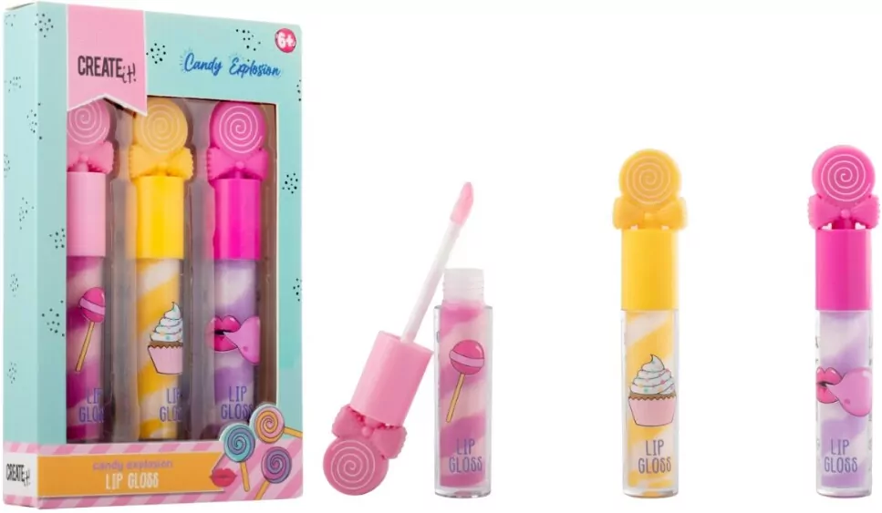 Zestaw błyszczyków Candy CREATE IT! - tantis.pl