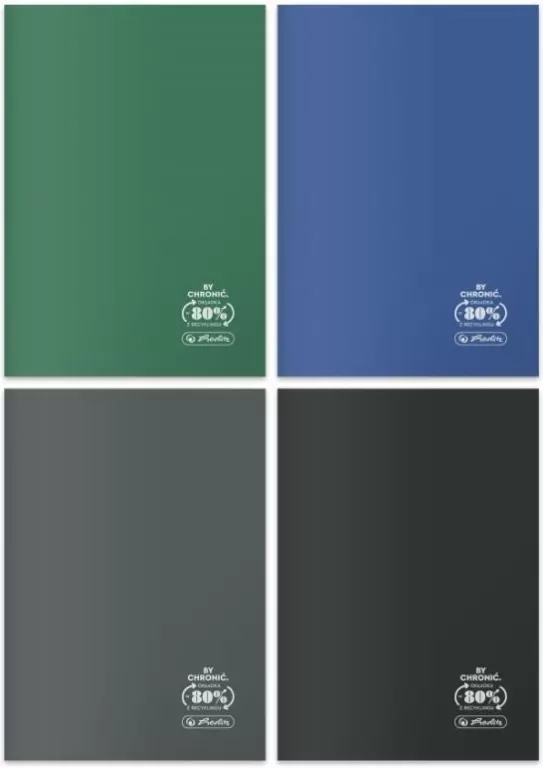Herlitz. Zeszyt B5/60K kratka Eco PP Ocean Colors, 5 sztuk - tantis.pl