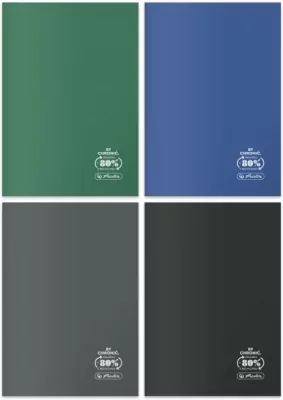 Herlitz. Zeszyt B5/60K kratka Eco PP Ocean Colors, 5 sztuk