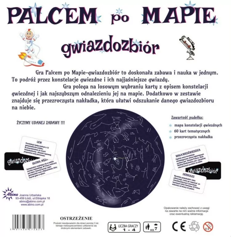 Palcem po mapie. Gwiazdozbiór - tantis.pl